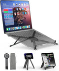 Viozon Portable Laptop Stand for Desk & Travel, Magnetic Phone Holder Tripod by viozon