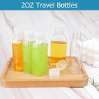 Cosywell Travel Bottles for Toiletries Plastic Squeeze Bottles 5pcs 2 oz TSA - Image 3