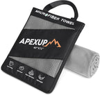 APEXUP Microfiber Travel Towel, Ultra Absorbent Quick Dry Towels, Lightweight by APEXUP