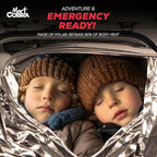 Emergency Blankets for Survival Gear and Equipment x6, Space Blanket, Mylar - Image 4
