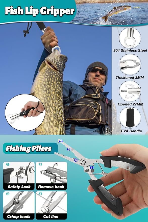 Fishing Pole Combo Set, Carbon Fiber Telescopic Fishing Rod Kit - Image 5