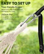Chihee Cotton Hammock Large Soft Breathable Camping Hammock Holds Up to 660lbs - Image 4