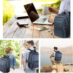 Laptop Backpack Fits 17 Inch Computer, Bussiness Travel Backpack - Image 2