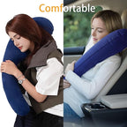 Inflatable Neck Pillow for Traveling on Plane, Inflatable Travel Pillows for - Image 3