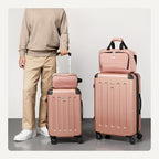 Amazon Basics 4-Piece Luggage Set, Including Two Hardside Suitcases - Image 3