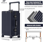 Aluminium Frame Checked-Luggage - Image 3