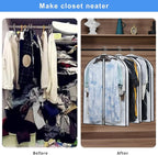 Hanging Clothes Storage with 4" Gusseted Garment Covers - Image 6