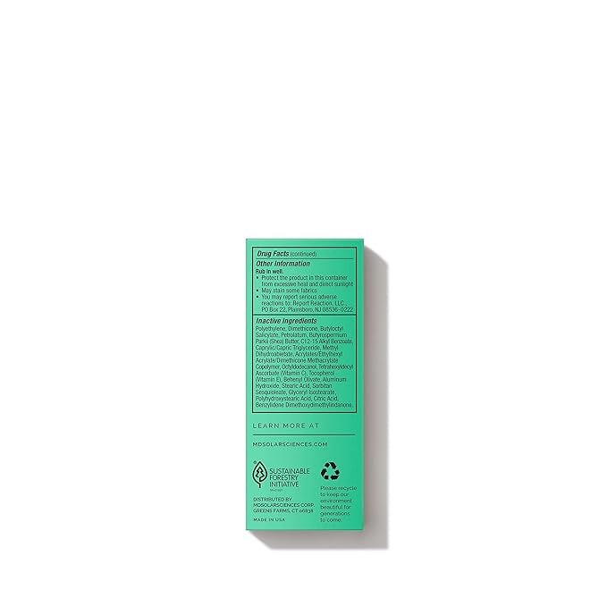 MDSolarSciences Mineral KidStick SPF 40 | Gentle Sunscreen Stick for Kids | Zinc Oxide,Vitamins C & E-| Easy Glide On,Broad-Spectrum,Fragrance-Free,Mess-Free Sun Protection-| 0.6 oz,(Pack of 2)