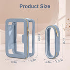 Travel Clear Makeup Bag with Makeup Brush Bag, Leather Makeup Case Toiletry Bag - Image 6