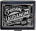 Silver Vintage Pill Box 7 Day Metal Pill Box by DingRound