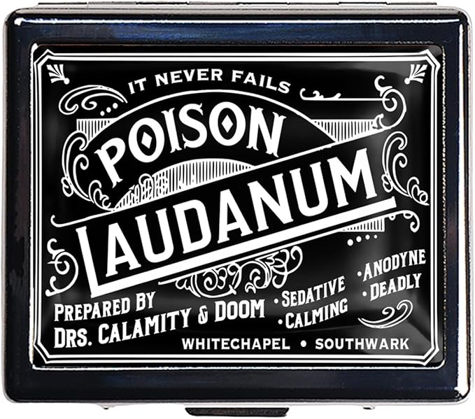 Silver Vintage Pill Box 7 Day Metal Pill Box by DingRound