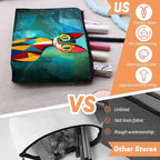 Cosmetic Bags Travel Makeup Toilet Case Waterproof Pouch for Women Girls 6.7X9.45inches - Beautiful Color - Block Kitty