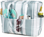 LEDAOU Beach Bag Waterproof Sandproof Women Tote Bag Pool Bag - Image 8