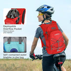 LARIPOP Hydration Backpack, 18L Hiking Backpack - Image 7