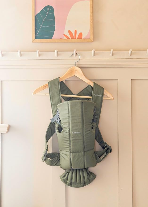BabyBjörn Baby Carrier Mini, Dark Green - Image 9