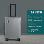 Luggage Sets 2 Piece, 24 Inch Suitcase and 28 Inch Luggage - Image 2