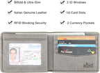 Wallet for Men-Genuine Leather RFID Blocking Bifold Stylish Wallet - Image 3