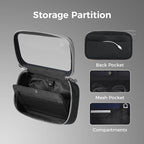 pack all Clear Electronic Organizer, TPU Cable Organizer Bag, Compact Cord - Image 5