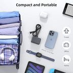 USB C Charger Block, 100W GaN 6 Port PD USB C QC USB A Wall Charger Adapter - Image 5