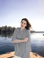 VENVSBEE Shawl Wraps for Women, Travel Scarf Soft Blanket Wrap Pashmina Travel - Image 5