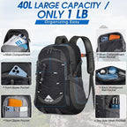 IGOLUMON Hiking Backpack 40L Packable Lightweight Camping Backpack Men Women - Image 5
