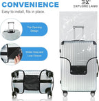 Explore Land Clear Luggage Cover Tough Protector Fits - Image 3
