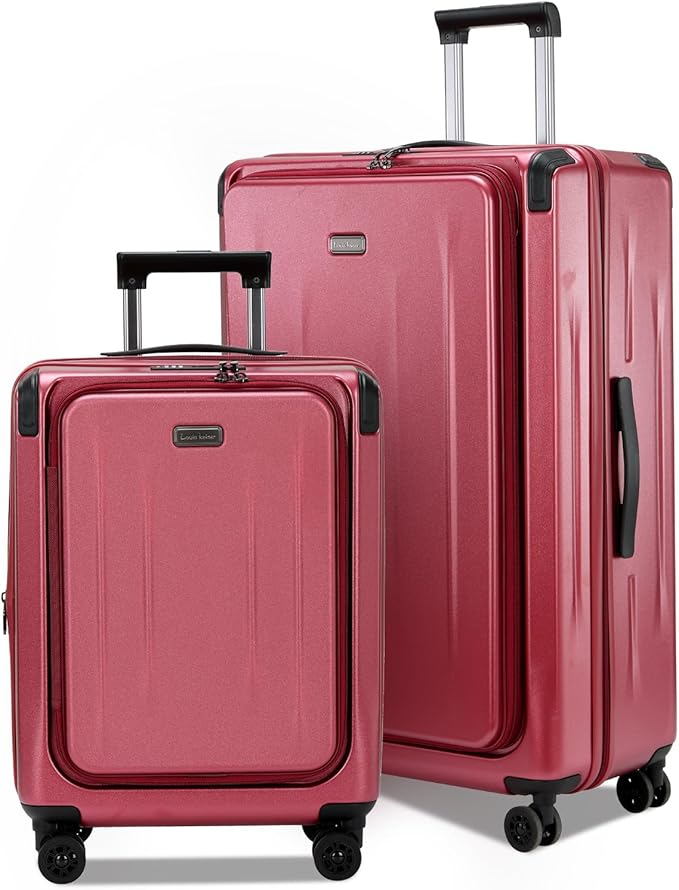 Premium Carry On Luggage, 20Inch&29 Inch Top Opening Airline Approved ABS+PC by Unknown