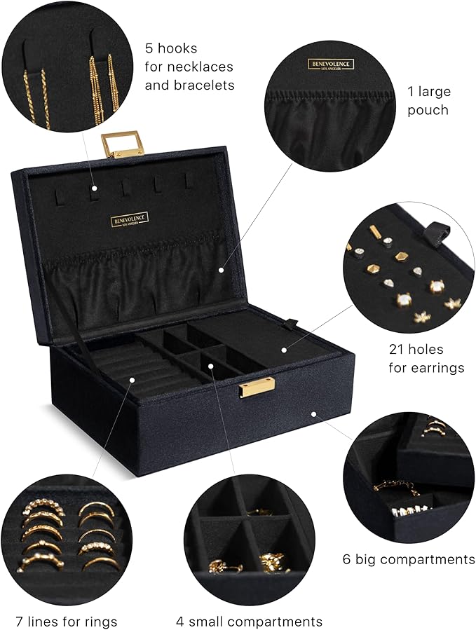 Benevolence LA 2 Layer Jewelry Box - Image 3