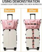 Luggage Straps for Suitcases, Adjustable Travel Belt, Durable Wide Luggage Strap - Image 3