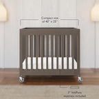 Foundations Boutique Folding Mini Baby Crib - Image 2