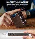 Wallet for Men, with Cash Pocket 2 ID Window 9-13 Cards, Metal Case Smart Slim - Image 3