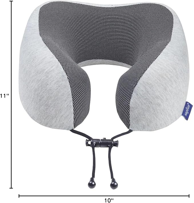 napfun Neck Pillow for Traveling, Travel Neck Pillow for Airplane 100% Pure - Image 7