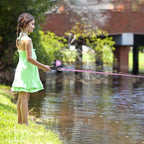 ODDSPRO Kids Fishing Pole Pink, Portable Telescopic Fishing Rod and Reel Combo - Image 7