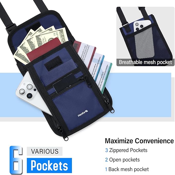 Hanke Passport Holder, Travel Wallet - Image 3