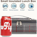 FlowFly Small Insulated Lunch box Portable Soft Bag Mini Cooler Thermal Meal - Image 2