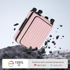 KYME 22-Inch Hardside Small Suitcase, 100% PC Hard Shell - Image 3