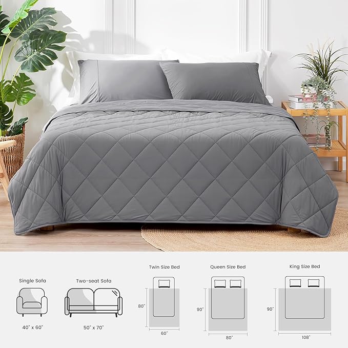 Cozy Bliss Cooling Blanket for Hot Sleepers, Q-Max 0.4 Cooling Comfort Queen - Image 9