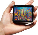 Cute and Portable Metal Pill Organizer – 8 Compartments, Elegant Chrome Finish - Image 3