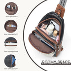 Sling Bag for Women Crossbody Bag Fanny Pack Cross Body Sling Purse Vegan - Image 4