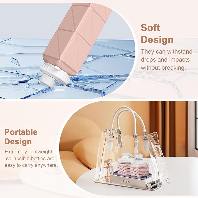 Collapsible Water Bottles, Portable Lightweight Reusable Leak-Proof BPA-Free - Image 5