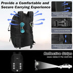 MoKo Hiking Backpack, 40L Large Capacity Camping Backpack - Image 4