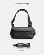 tomtoc Compact EDC Sling Bag, Minimalist Chest Shoulder Backpack Crossbody Bag - Image 5