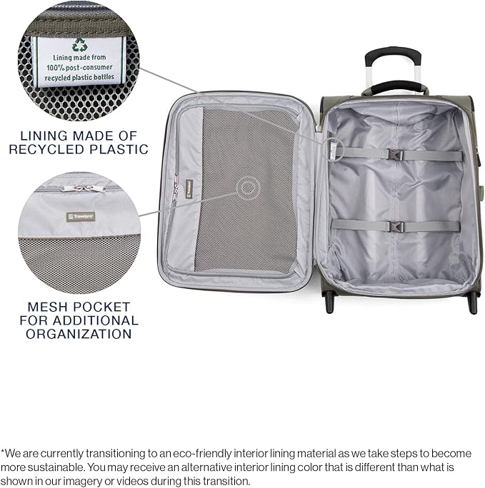 Travelpro Maxlite 5 Softside Expandable Upright 2 Wheel Carry on Luggage - Image 6