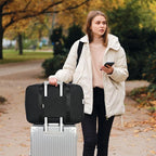 Carry on luaggage 22x14x9 Airlines Approved Foldable Carry on Bag Travel Duffel - Image 7