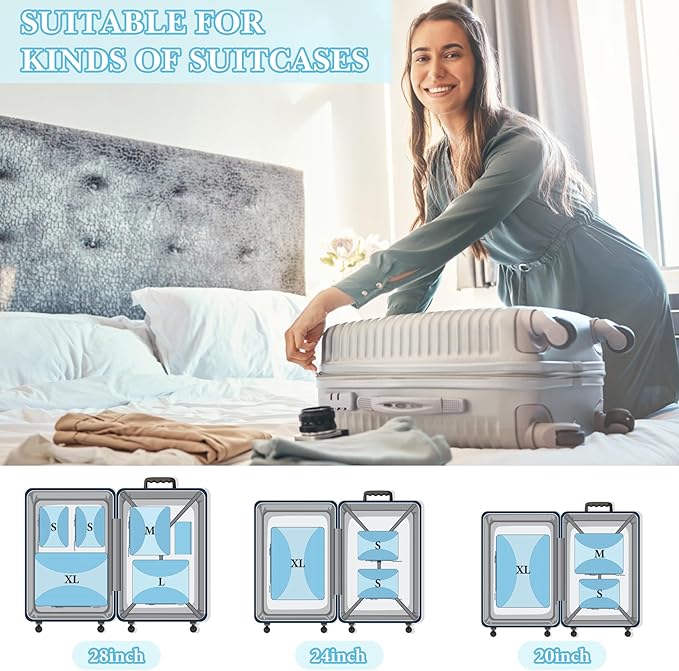 8 Set Compression Packing Cubes - Image 3