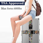 Boho Luggage Straps for Suitcases TSA Approved, Luggage Identifiers for Suitcase - Image 5