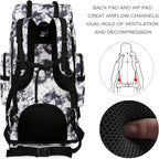 Hiking Backpack for Men 70L/100L Camping Backpack Military Rucksack Molle 3 - Image 5