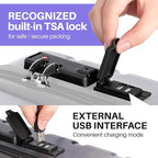 AnyZip Suitcase Hardside PC ABS Lightweight USB Luggage - Image 3