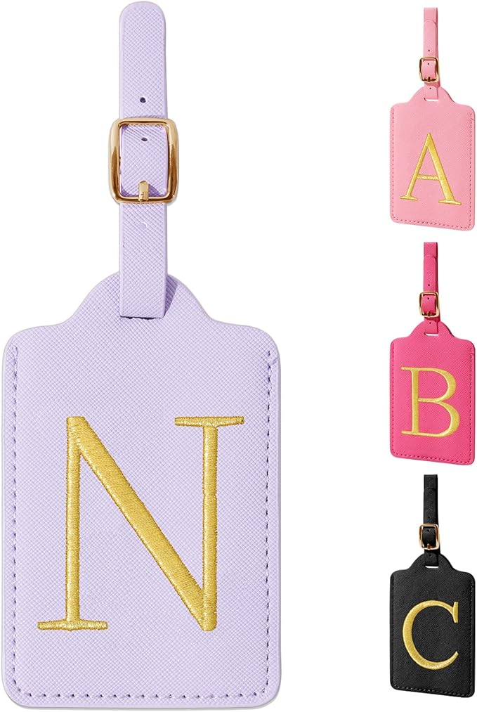 Personalized Initial Luggage Tags by izuzta