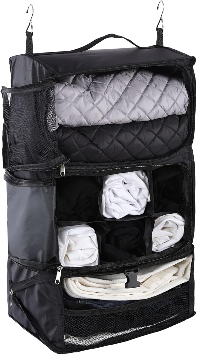 TABITORA Travel Portable Hanging Shelves Closet Organizer Packing Luggage by TABITORA%EF%BC%9ANewStart%EF%BC%8CNewLife